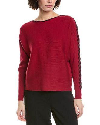 T Tahari Horizontal Rib Sweater