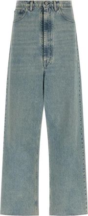 Maison Margiela Wide Jeans - Dames - Loose Fit Jeans - Blauw - W27 - Katoen - Jeans