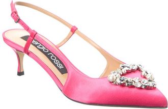 Sergio Rossi Godiva Satin Slingback Pump