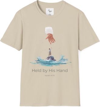 Generic Christian Bible Verse T-Shirt Faith Gift for Men & Women Inspirational Apparel Tee (UK, Alpha, XL, Regular, Regular, Sand)