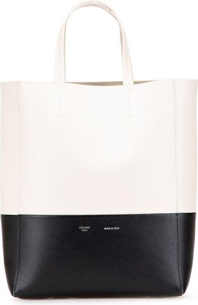 Celine Pre-owned Celine Small Bicolor Leather Vertical Cabas Ladies S CU 4177