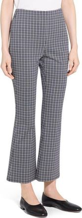 Theory High Waist Kick Flare Ankle Pants in Almond Multi at Nordstrom, Size 10