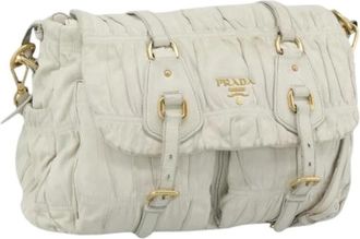 Prada Borsa a spalla vintage Pre-owned - - Pre-owned - Donna - Beige - ONE SIZE