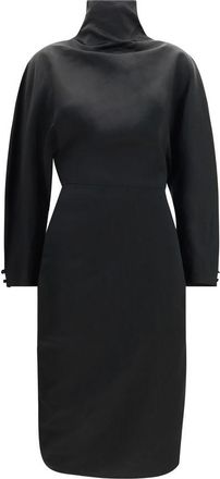 Khaite Black Acetate Cocktail Womens Dress