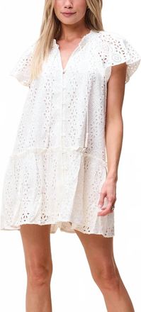 Cleobella Lydia Mini Dress In Ivory