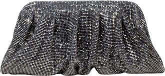 Benedetta Bruzziches Venus La Grande Tas - Twelfth Night - Dames - Clutches - Grijs - ONE Size - Satijn - Tassen