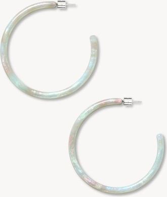 Machete Jewelry Large Hoops in Astral Mint at Nordstrom