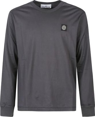 Stone Island T-shirt con motivo Compass - Grigio