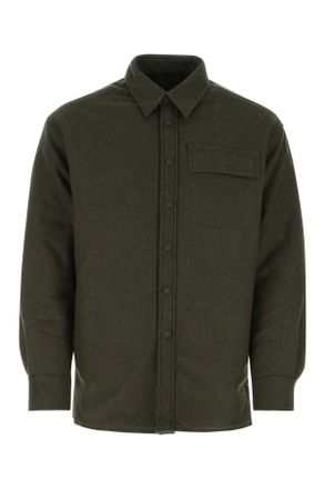 Givenchy Army Green Wool Blend Jacket
