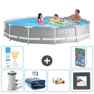 Intex Piscina Prism Frame Redonda - 366x76 Cm - 7-piezas S177