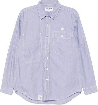 Chocoolate Camicia a righe - Nero