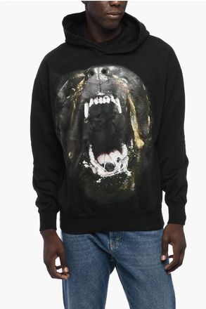 1989 STUDIO Brushed Cotton Hoodie with Maxi Print size Xs