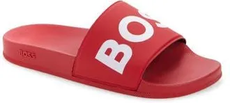BOSS Sean Slide Sandal in Bright Red at Nordstrom Rack, Size 13Us / 12Uk