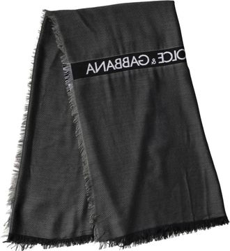 Dolce & Gabbana Scarves, female, Black, Size: ONE SIZE Lace Stole
