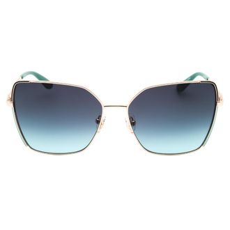 Guess Zonnebril Met Goudkleurig Montuur En Blauwe Kleurverloop