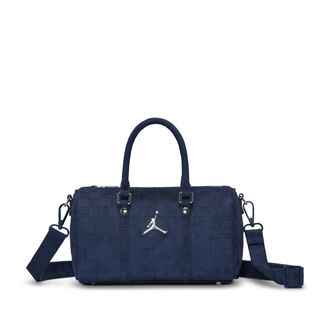 Nike Jordan Suede Monogram Mini Duffel (3L) in Blue | MA9209-U90
