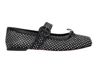 Christian Louboutin Louboutin Blak Mamastrapitina embellished mesh ballet flats Size 39