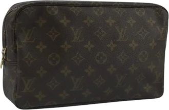 Louis Vuitton Pre-owned Bags, female, Brown, Size: ONE SIZE Pre-owned Monogram Canvas Clutch