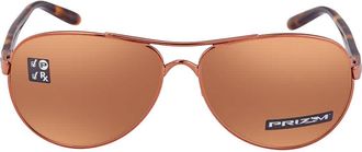 Oakley Feedback Prizm Tungsten Polarized Pilot Ladies Sunglasses OO4079 407931 59