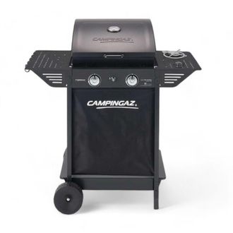 Campingaz Barbecue a gas 2 bruciatori 9.2Kw acciaio con fornello laterale xpert 100 ls plus