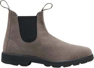 Blundstone Stijlvolle Enkellaarsjes - Heren - Chelseaboots - Grijs - 44 EU - Leer - Schoenen