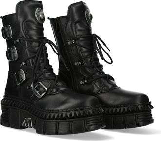 New Rock WALL373-S6 Boots Punk Leather Platform