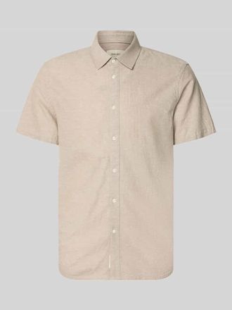 Blend Regular Fit Freizeithemd mit Kentkragen Modell ABAN in Beige, Gr&ouml;&szlig;e XXL