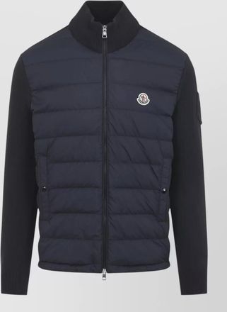 Moncler padded zip cardigan