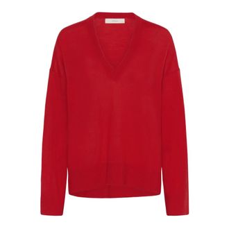 Inwear Truien & Vesten, Dames, Rood, S, Gito IW V-neck Strik