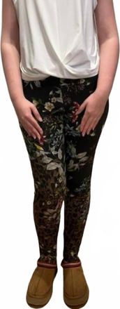 Johnny Was Printed Legging In Ash Bird