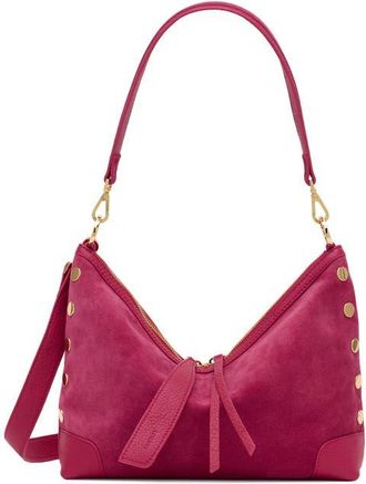 Hammitt Medium Grace Suede Shoulder Bag in Calypso Suede/gold at Nordstrom