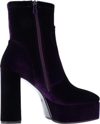 Noa Harmon Heeled Boots - Dames - Laarzen met Hak - Paars - 39 EU - Schoenen