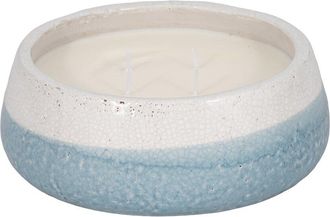 Sagebrook Home 10In 35Oz Moco Bamboo Bowl Candle