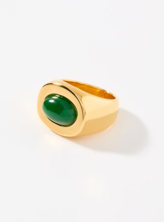 Lucas Jack Womens Emerald stone ring
