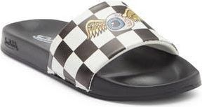 Von Dutch Domino Slide Sandal in Black/White at Nordstrom Rack, Size 9