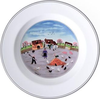Villeroy & Boch Design Naif Rim Soup 3 Country Yard in None at Nordstrom