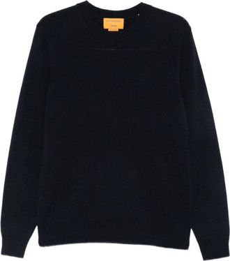 Guest In Residence Allday Crew - - Knitwear - Uomo - Blu - S