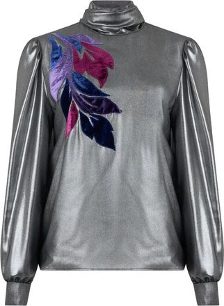 Alberta Ferretti Mujer, Blusas y Camisas, Gris, Talla: XL