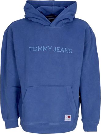 Tommy Hilfiger Heldere Blauwe Klassieke Hoodie Sweatshirt - Dames - Hoodies - Blauw - XL - Katoen - Hoodies & sweatvesten