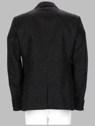 Brian Dales Single-Breasted Wool Blend Jacket - Black