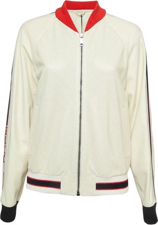 Gucci Geperforeerd bomberjack - Beige