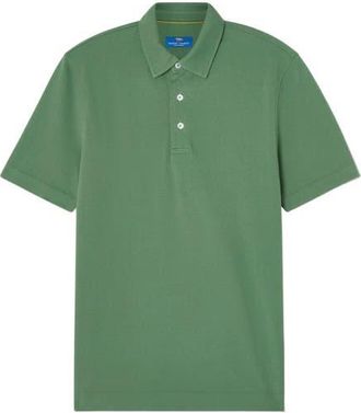 Robert Talbott Walker Short Sleeve Polo in Forest Green at Nordstrom, Size Xxx-Large