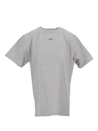 Off-white Brush Arrow Slim S/S Tee Grey Melange