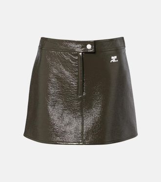 Courr&egrave;ges Courr&egrave;ges Minifalda de mezcla de algod&oacute;n