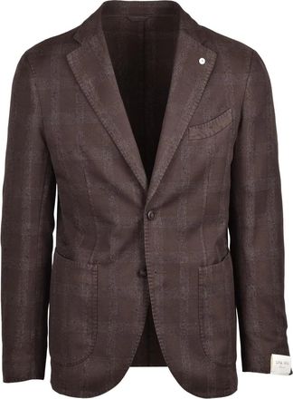 L.B.M. 1911 Round Jacket Mixed Fibers - Brown