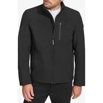 Calvin Klein Softshell Jacket in Black at Nordstrom Rack, Size Medium