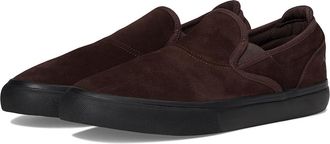Emerica Wino G6 Slip-On Mens Skate Shoes Brown/Black : 10.5 D - Medium, Suede/Canvas