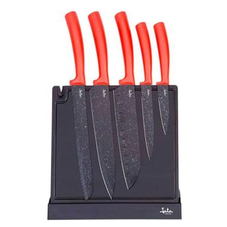Jata Utensilio De Cocina Negro,rojo Acero Inoxidable Jata Hacc4502