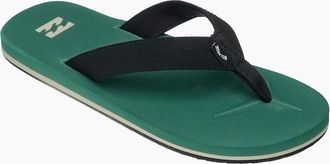 Billabong Mens Billabong Mens All Day Slice Flip Flops - Green - Size: 10