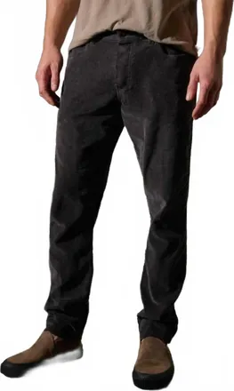 James Perse Five Pocket Corduroy Pant In Magma Pigment